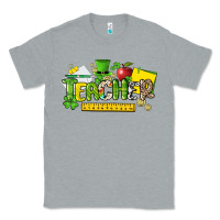 Heather Grey teacher st. patricks day Classic Tee - NancyCooperArtShop