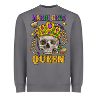 Storm skull mardi gras queen Heavyweight Sweatshirt - FaDigitalArtStudio
