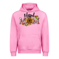Fuchsia Pink blessed mom Urban Hoodie - BarkalooDesign