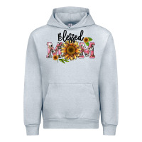 Heather Grey blessed mom Urban Hoodie - BarkalooDesign