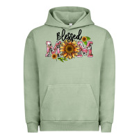 Pigment Oil Green blessed mom Urban Hoodie - BarkalooDesign