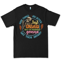 Black some things are better left unsaid Premium Tee - Artiststas