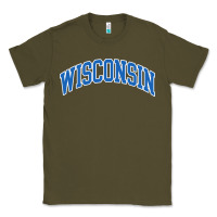Army Green wisconsin blue Classic Tee - lanVoArt
