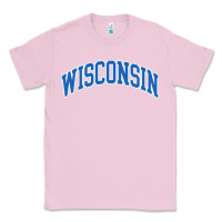 Bubblegum Pink wisconsin blue Classic Tee - lanVoArt