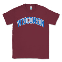 Burgundy wisconsin blue Classic Tee - lanVoArt