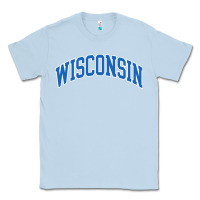 Dusty Blue wisconsin blue Classic Tee - lanVoArt