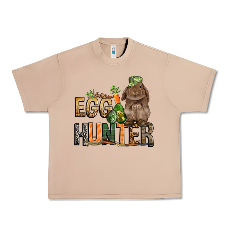 Egg Hunter With Rabbit Easter Day Urban Heavy Tee by HowdyJamesFarm | Teevron