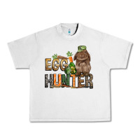 Lunar Rock Egg hunter with rabbit Easter Day Urban Heavy Tee - HowdyJamesFarm