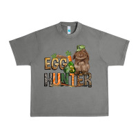 Tornado Egg hunter with rabbit Easter Day Urban Heavy Tee - HowdyJamesFarm
