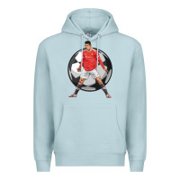 Blue Mist cr7 soccer fan Premium Hoodie - lanVoArt