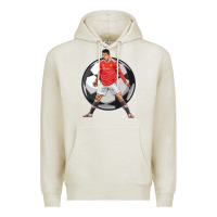 Oatmeal Heather cr7 soccer fan Premium Hoodie - lanVoArt