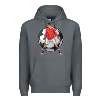 Rock cr7 soccer fan Premium Hoodie - lanVoArt