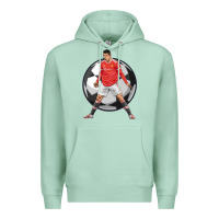 Seafoam cr7 soccer fan Premium Hoodie - lanVoArt