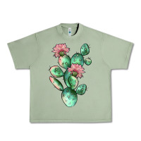 Oil Green cactus 5 Urban Heavy Tee - JahusDesignShop
