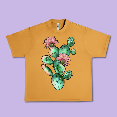 Cactus 5 Urban Heavy Tee Designed By Jahusdesignshop