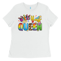 White yas queen Ladies Tee - Artiststas