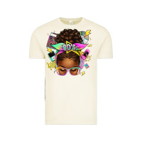 Vintage Arctic 80's babe afro messy bun Vintage Tee - texasbilliewilder
