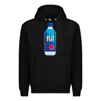 Black aesthetic fiji water Premium Hoodie - lanVoArt
