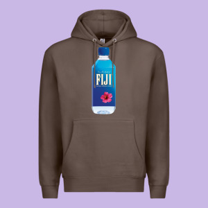 Aesthetic Fiji Water Premium Hoodie Designed By Lanvoart