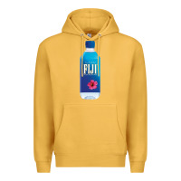 Mustard aesthetic fiji water Premium Hoodie - lanVoArt