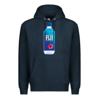 Navy aesthetic fiji water Premium Hoodie - lanVoArt