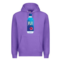 Purple aesthetic fiji water Premium Hoodie - lanVoArt
