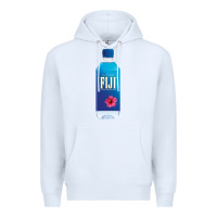 White aesthetic fiji water Premium Hoodie - lanVoArt
