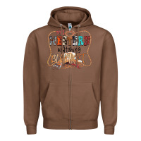 Chestnut My Western Watching Blanket Zipper Hoodie - CowhideDigitalArt