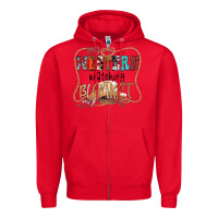 Red My Western Watching Blanket Zipper Hoodie - CowhideDigitalArt