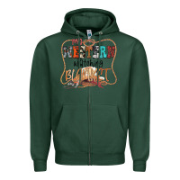 Sports Green My Western Watching Blanket Zipper Hoodie - CowhideDigitalArt