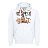 White My Western Watching Blanket Zipper Hoodie - CowhideDigitalArt