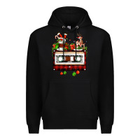 Black christmas cassette Premium Hoodie - FaDigitalArtStudio