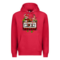 Cardinal christmas cassette Premium Hoodie - FaDigitalArtStudio