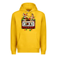 Lemon christmas cassette Premium Hoodie - FaDigitalArtStudio
