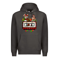 Smoke christmas cassette Premium Hoodie - FaDigitalArtStudio