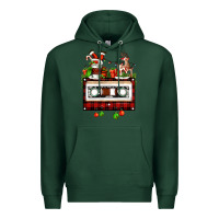 Sports Green christmas cassette Premium Hoodie - FaDigitalArtStudio