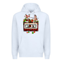 White christmas cassette Premium Hoodie - FaDigitalArtStudio
