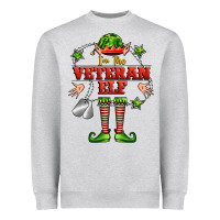 Heather Grey im the veteran elf Heavyweight Sweatshirt - FaDigitalArtStudio