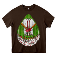 Baseball And Western Roses Teardrop  2 Heavy Core Tee | Teevron