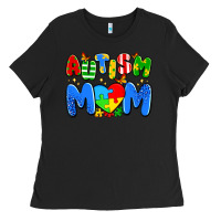 Black autism mom Ladies Tee - Artiststas