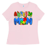 Bubblegum Pink autism mom Ladies Tee - Artiststas