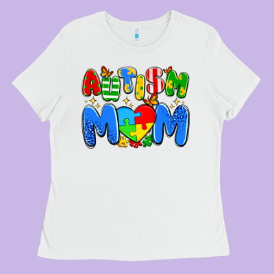 Autism Mom Ladies Tee Designed By Artiststas