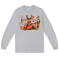 Moon Dust christmas reindeer coffee Long Sleeve Tee - CowGirlArtShop