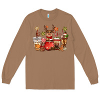 Toasted Coconut christmas reindeer coffee Long Sleeve Tee - CowGirlArtShop