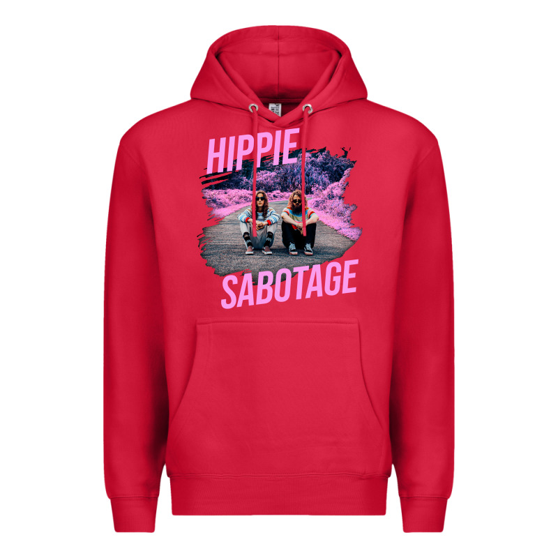 Hippie Sabotage Aesthetic Style Photo With Text Premium Hoodie by lanVoArt | Teevron