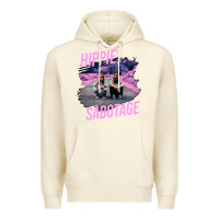 Sandshell hippie sabotage aesthetic style photo with text Premium Hoodie - lanVoArt