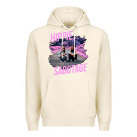 Tofu hippie sabotage aesthetic style photo with text Premium Hoodie - lanVoArt