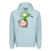 Blue Mist invader zim Premium Hoodie - lanVoArt
