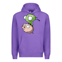 Purple invader zim Premium Hoodie - lanVoArt