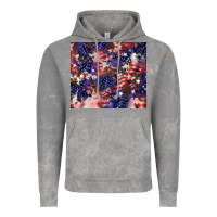 American Flag Sparkly  Tumbler Vintage Hoodie | Teevron